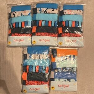 Cat & Jack Kids' Boxer Briefs - Red, Black, Blue, Orange